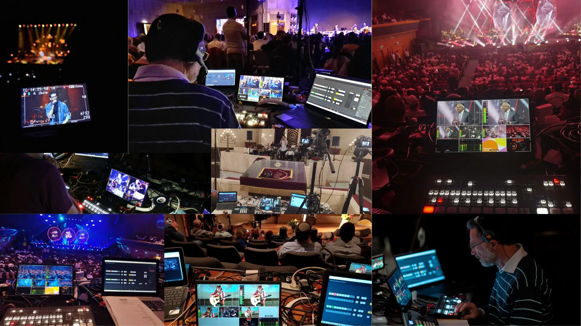 צילום הופעות חיות ומעגל סגור