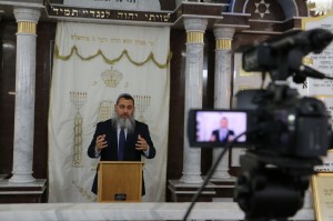 התקנת מערכת של צילום ושידור חי מהשטח של שיעורי תורה