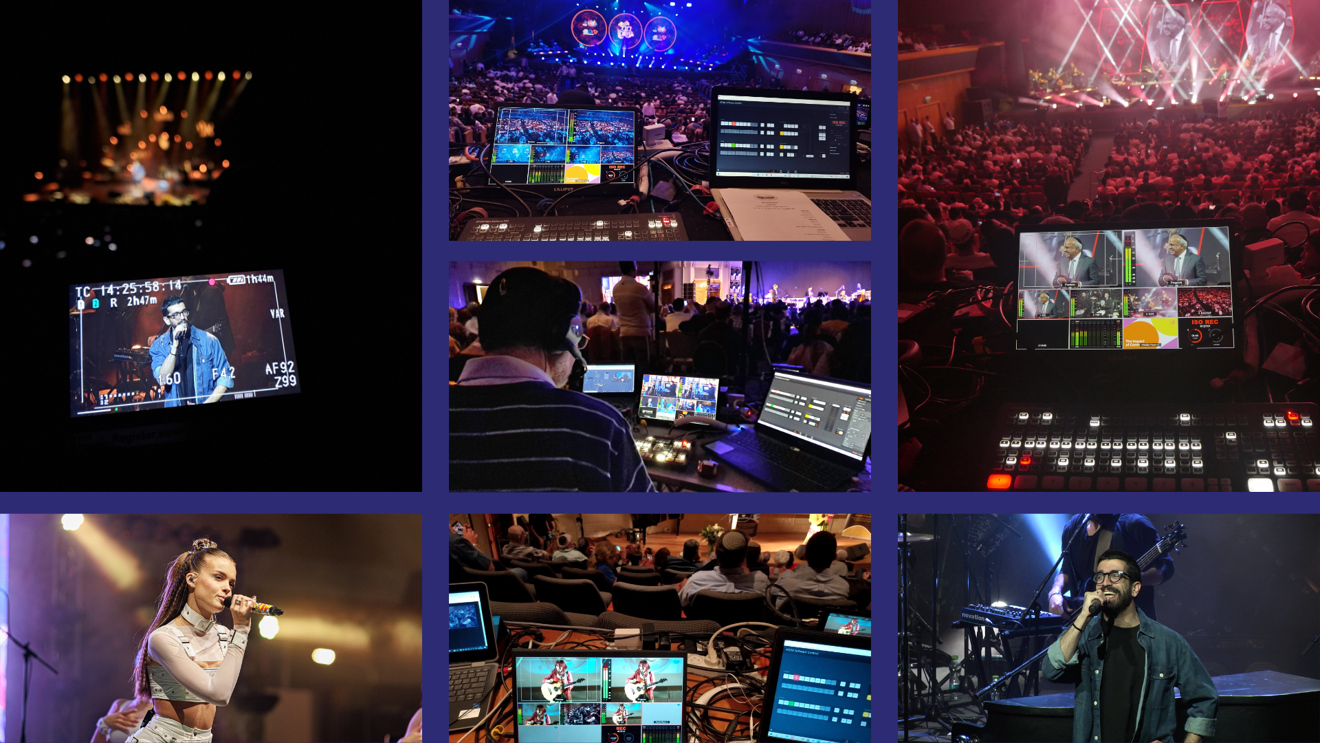 צילום הופעות חיות ומעגל סגור