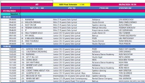 בחר את מספר הריקוד שלך